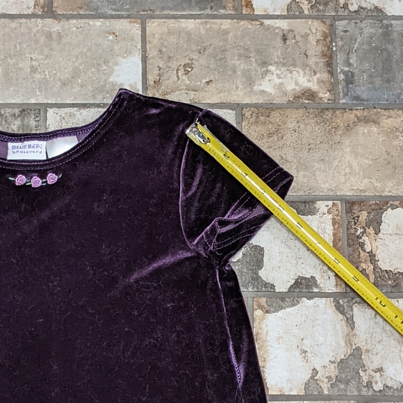 Blueberi Boulevard Girl's Size 12 Purple Dress Jacket Floral - Picture 6 of 10